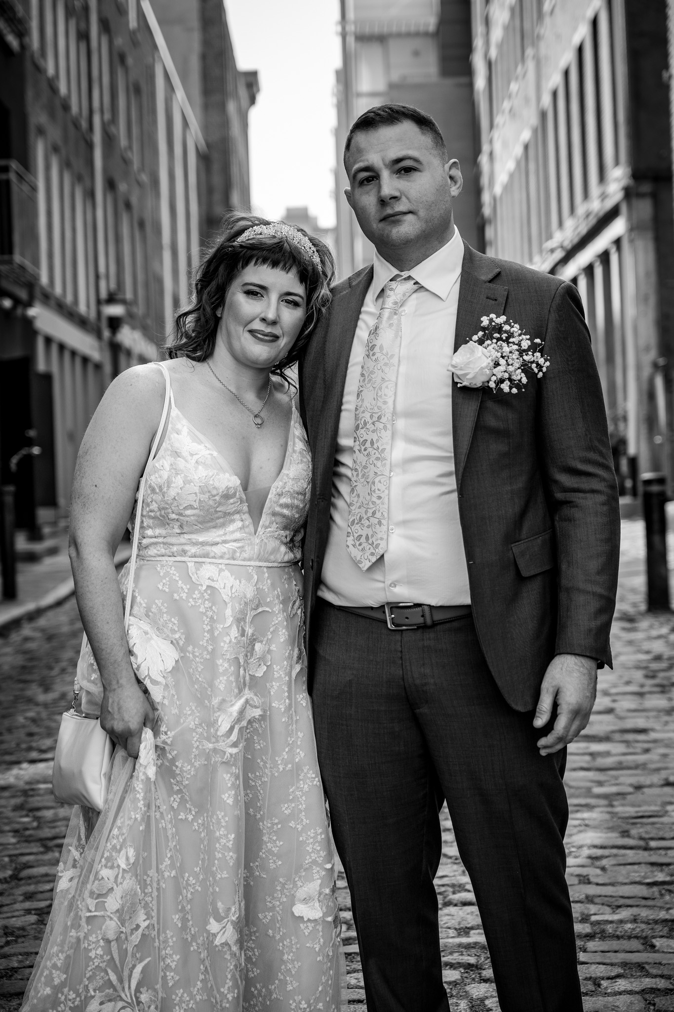 PDMA Digital Marketing | Content Portfolio | Black and White Wedding Photo