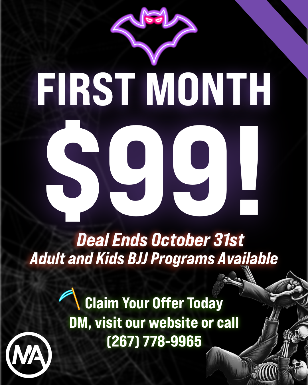 Movement Art BJJ Sale Example | PDMA Digital Marketing