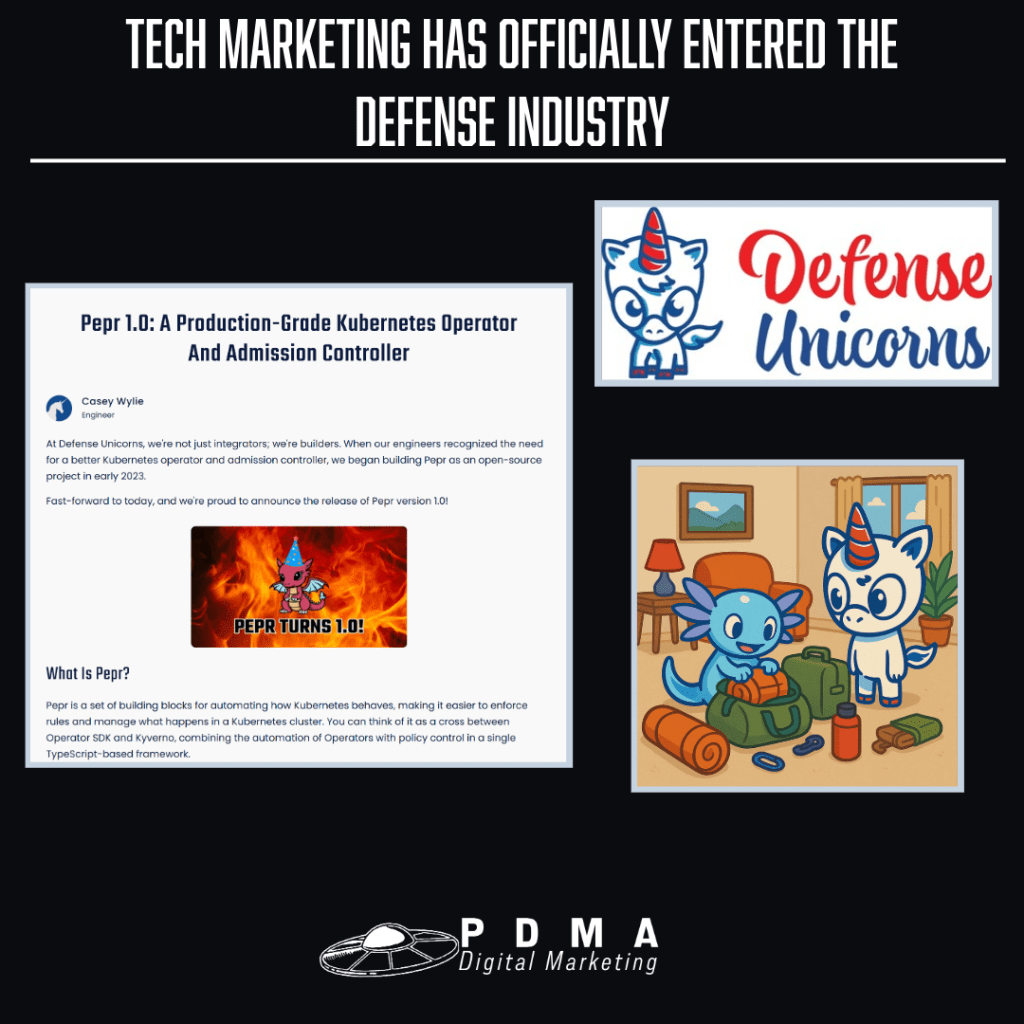 Defense Unicorns Defense Tech Branding